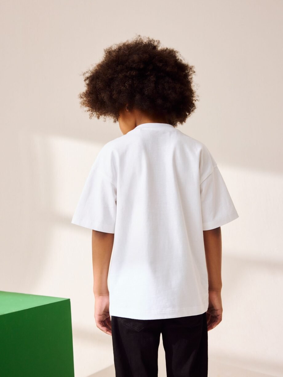 White Bold Licensed Minecraft T-Shirt (3-16yrs)