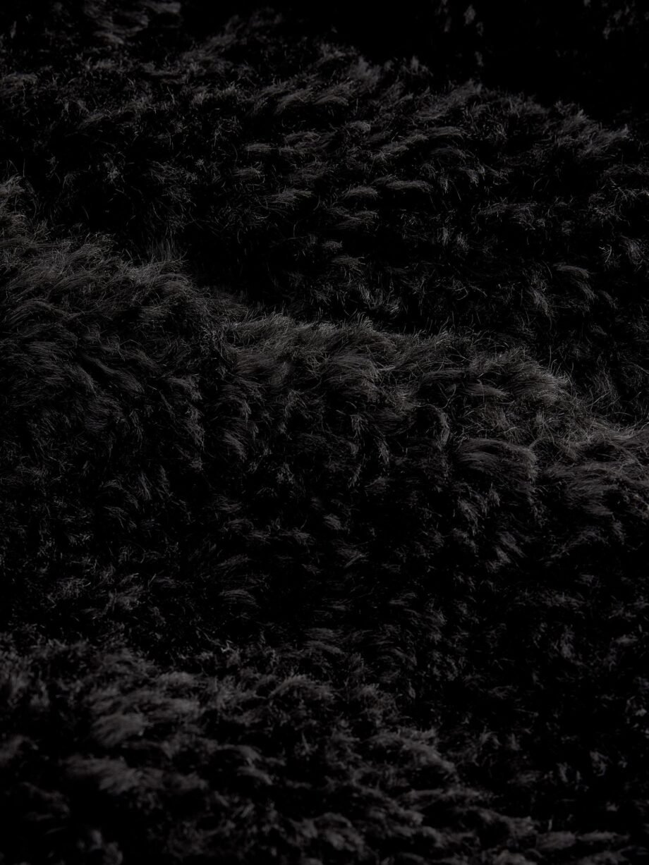 Black Short Faux Fur Jacket