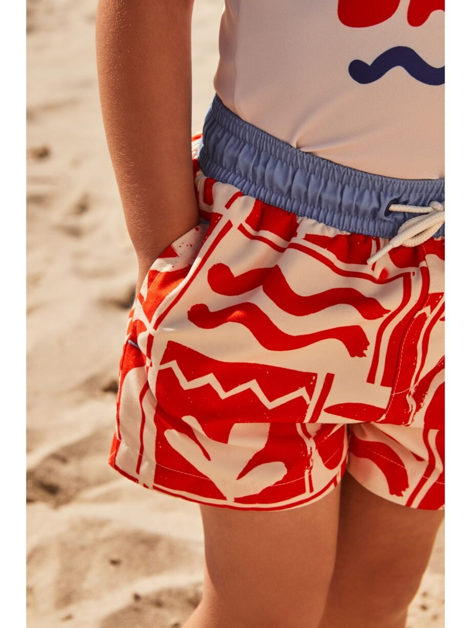 Red/White Rash Vest and Shorts Set (3mths-7yrs)